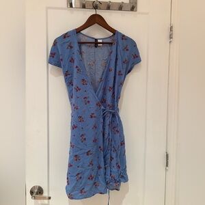 H&M Light Blue Floral Dress